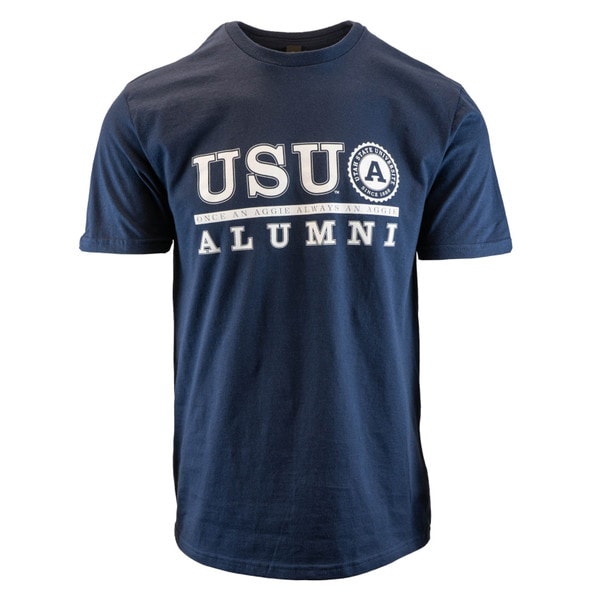 TSHIRT USU ONCE AN AGGIE ALWAYS AN AGGIE ALUMNI PDP